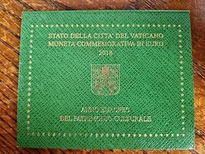 Moneta Citta drl Vatikano 2 Euro 2018. Anno Europeo del Patrimonio Culturale. - Foto 1 di 5
