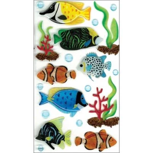 JOLEE'S LE GRANDE DIMENSIONAL STICKER - LARGE TROPICAL FISH - Picture 1 of 1