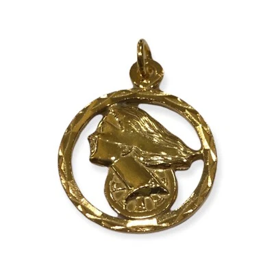 Pendente Dea Bendata in argento 925% - Immagine 1 di 4