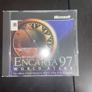 Microsft Encarta 97 World Atlas : English Edition - PC-CD Rom Software - Picture 1 of 3
