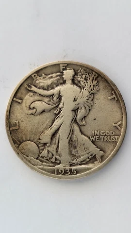 1935-P United States Walking Liberty Half Dollar Cover