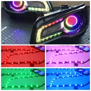 RGBW Multicolor LED DRL Board APP Bluetooth Control For Chrysler 300C 2011-2021 - Picture 1 of 7