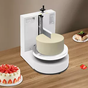 NEW 4-12 in Electric Cake Cream Spreading Coating Machine Cake Cream Decorating - Afbeelding 1 van 21