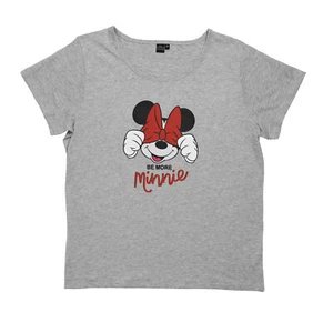 Disney Minnie Mouse Camiseta Mujer Be more Minnie Parte Superior Mujer Top Gris - Imagen 1 de 1