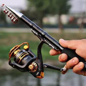 Telescopic Mini Sea Fishing Rod Portable Rods Pesca Tackle Accessories - Picture 1 of 13