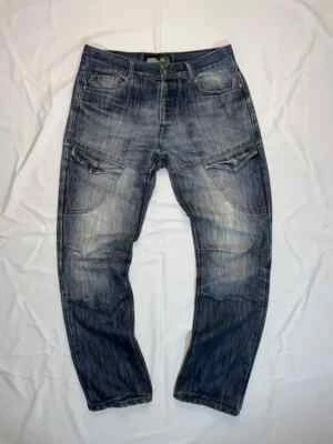 PANTALONES VAQUEROS NO FEAR JAPONESES AFLICCIÓN GRISES Y2K TALLA 32 ESTILO JNCO SOUTHPOLE Foto 1 de 4