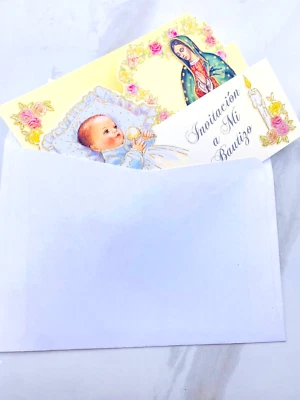 20 Invitaciones de Bautizo Favores, regalo Foto 1 de 3