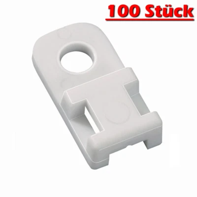 HELLERMANNTYTON Schraubsockel Kabelbinder Befestigungssockel Montagesockel Mount Halterung PA66