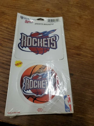 NBA Houston Rockets 2 Piece Die Cut Magnet Set Cover