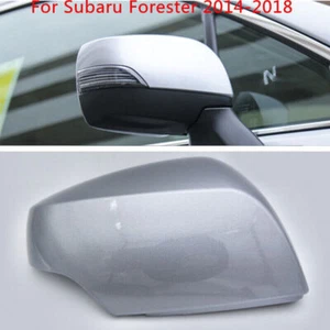For Subaru Forester 2014-18 Silver RH Rearview Side Wing Mirror Cover Shell Cap - Picture 1 of 6