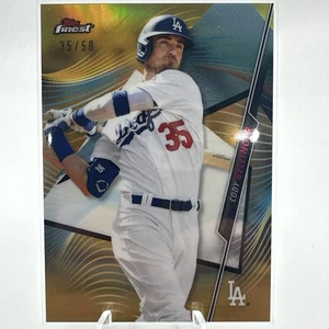 2020 Topps Finest Gold Refractor /50 Cody Bellinger #58 - Picture 1 of 2