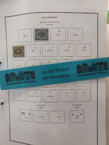 San Marino 1877-2019 vf used MH MNH huge collection in 2 albums High CAT TOP! - Picture 1 of 1