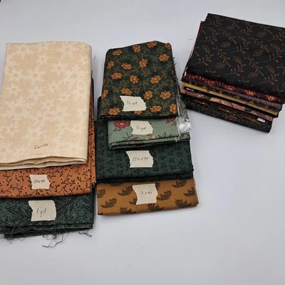 7.5 Yd Quilt Cotton Sewing Fabric Mixed Lot By Thimbleberries - Image 1 of 4