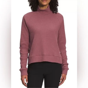 The North Face Pullover Chabot Mauve Rosa Waffelmuster Stehkragen - Bild 1 von 11