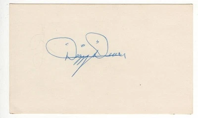 Dizzy Dean Signed Autographed 3X5 Index Card Cardinals Cubs HOFer JSA ZZ48096 - Image 1 of 3