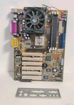 Scheda madre ASUS P4B - ATX motherboard socket 478 - Intel Pentium 4 CPU + RAM✅ - Immagine 1 di 4