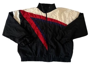 Vintage Weekend Gear Geometric Pattern Size XXL Multi-Colored Windbreaker  - Picture 1 of 8