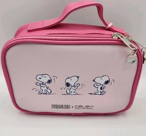 NEU Peanuts X Celavi Snoopy Rosa Kosmetik Kulturbeutel Reisetasche Beauty Mixer Set - Bild 1 von 6
