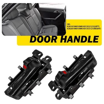 2PCS Door Inner Handle Indoor Left & Right for 2010-2013 Kia Forte Front or Rear - Image 1 of 4