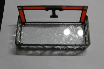 TENNESSEE VOLUNTARIOS VOLS VITRAL ESCRITORIO/CONTADOR TARJETERO DE VISITA DIFÍCIL DE ENCONTRAR Foto 1 de 3