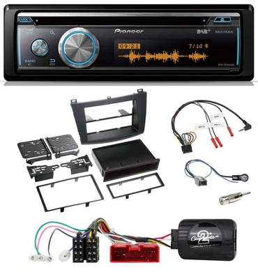 Pioneer Lenkrad DAB USB CD Bluetooth Autoradio für Mazda 3 2009-2013 analog - Bild 1 von 4