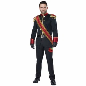Dark Prince Royal Gothic Fairytale Story Book Medieval Renaissance Mens Costume - Picture 1 of 2