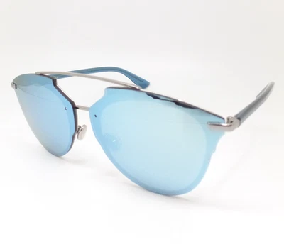 Christian Dior Reflected Pixel S62RQ Ruthenium Blue Mirror Sunglasses Authentic - Image 1 of 3