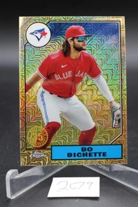 2022 Topps Series 1 - 1987 Topps Chrome Silver Pack Series 1 Mojo Bo Bichette... - Picture 1 of 2