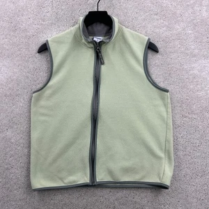 Old Navy Vest Womens Size Medium Green Full Zip Sleeveless VTG 90's Y2K - Picture 1 of 10