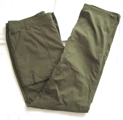 Mujeres REI Co OP Verde Oliva Actividad al Aire Libre Nylon Senderismo Pantalones Talla 12 (WP356) Foto 1 de 4