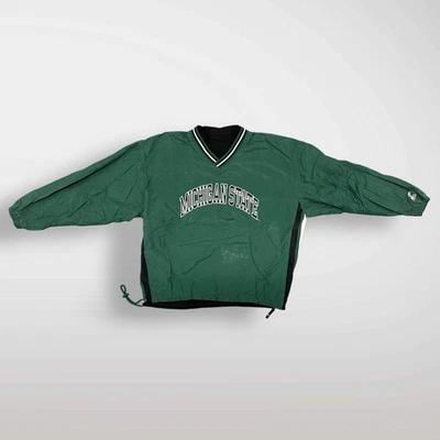 Chaqueta Pullover Reversible Vintage Starter Michigan State Spartans X-Large (XL) Foto 1 de 4