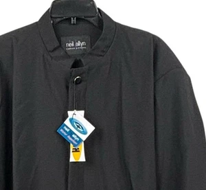 NWT Neil Allyn Busser Jacket Men 2XL Black Comfort Poly 3004C-01D — 50-52” Chest - Picture 1 of 7