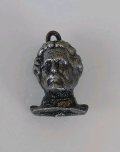 Anhänger Büste König Ludwig II Kopf Trachtenschmuck,3d, Jagdschmuck - Bild 1 von 3