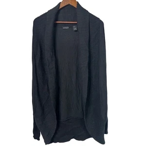 Moda International Women's Knit Black Cardigan Sz Small Warm Business Casual - Picture 1 of 5