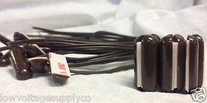 10 Dark Brown Pill Small Home Security Alarm Window Switch Contact Sensor - Picture 1 of 6