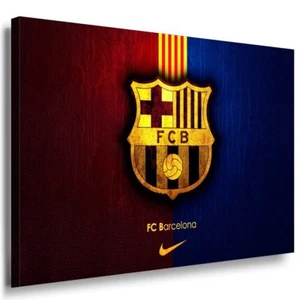 FC Barselona Leinwandbild AK ART  Bilder Mehrfarbig Wandbild Geschenk TOP XXL  - Bild 1 von 1
