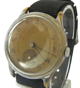ART DECO WWII ERA RARE LARGE MILITARY SWISS MEN'S MECHANICAL WATCH "STIMA" # 394 - Picture 1 of 12