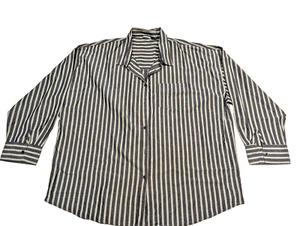 Cotton On Striped Loos Fit Shirt Women's Size XL Blue and Green Casual Beach Fit - Picture 1 of 6