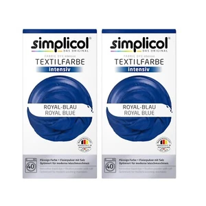 Simplicol Textilfarbe intensiv Royal-Blau 150g 2er Pack - Bild 1 von 6
