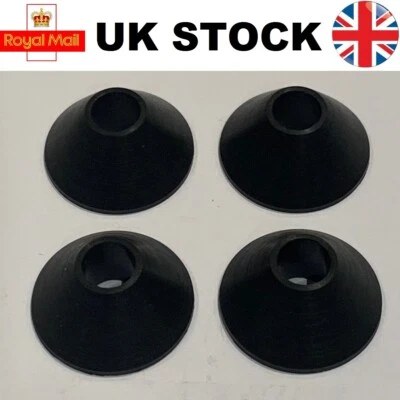 Rutschfeste Gummimügel zum Reparieren loser Toilettensitze (passt auf 6 mm - 8 mm)