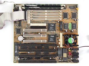 Biostar MB-8500TVD VX Triton II + ports + 64 MB RAM + Pentium 133 + cooler - Bild 1 von 4