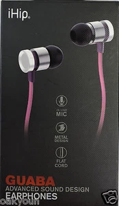 iHip Guaba Advanced Sound Design Eaphones with Mic - Picture 1 of 4