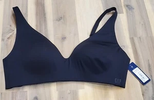Gap GapBody Women's Everyday Essentials Wireless Bra GPW00355 - True Black 34B - Picture 1 of 5