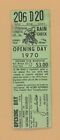 4/7/70 NY Mets at Pittsburgh Pirates • Clemente 3-4 2 RBI • Ticket Stub