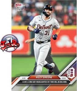 2024 Topps Now 303 Riley Greene Detroit Tigers - Foto 1 di 2