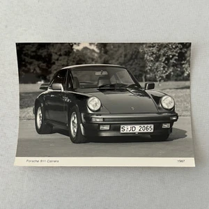 1987 Porsche 911 Carrera Factory Press Photo Photograph Vintage - Picture 1 of 2