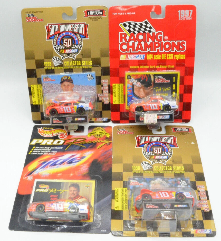 Rick Rudd Winners Circle Hot Wheels Racing Champions Lot of 4 cars NEW 1:64 NIP - Image 1 of 4