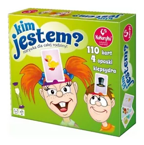 KIM JESTEM ? Rozrywka Dla Całej Rodziny 110 Kart Polska gra rodzinna towarzyska - Picture 1 of 6