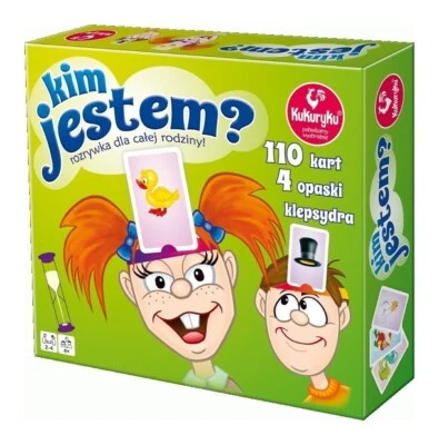KIM JESTEM ? Rozrywka Dla Całej Rodziny 110 Kart Polska gra rodzinna towarzyska - Image 1 of 4