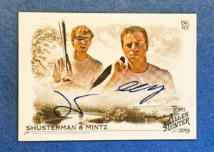 2019 Topps Allen and Ginter Dual Auto Jordan Shusterman & Jake Mintz - Picture 1 of 2